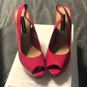 Hot Pink Steven by Steve Madden heels